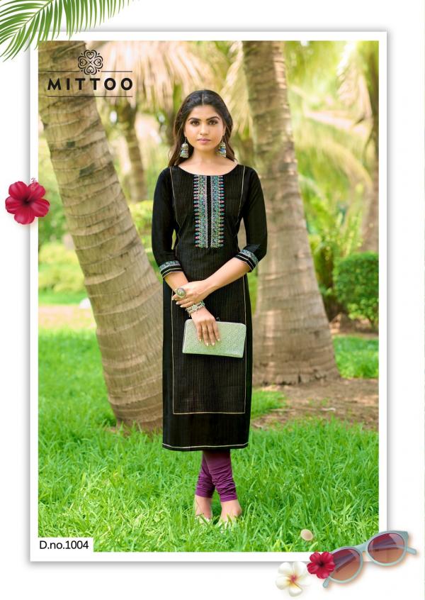 Mittoo Mahika Viscose Weaving Designer Kurti Collection